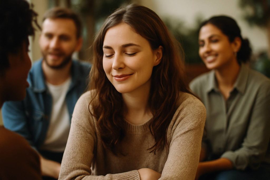 Naviguer les situations sociales en tant qu’hypersensible : stratégies douces pour se sentir à sa place